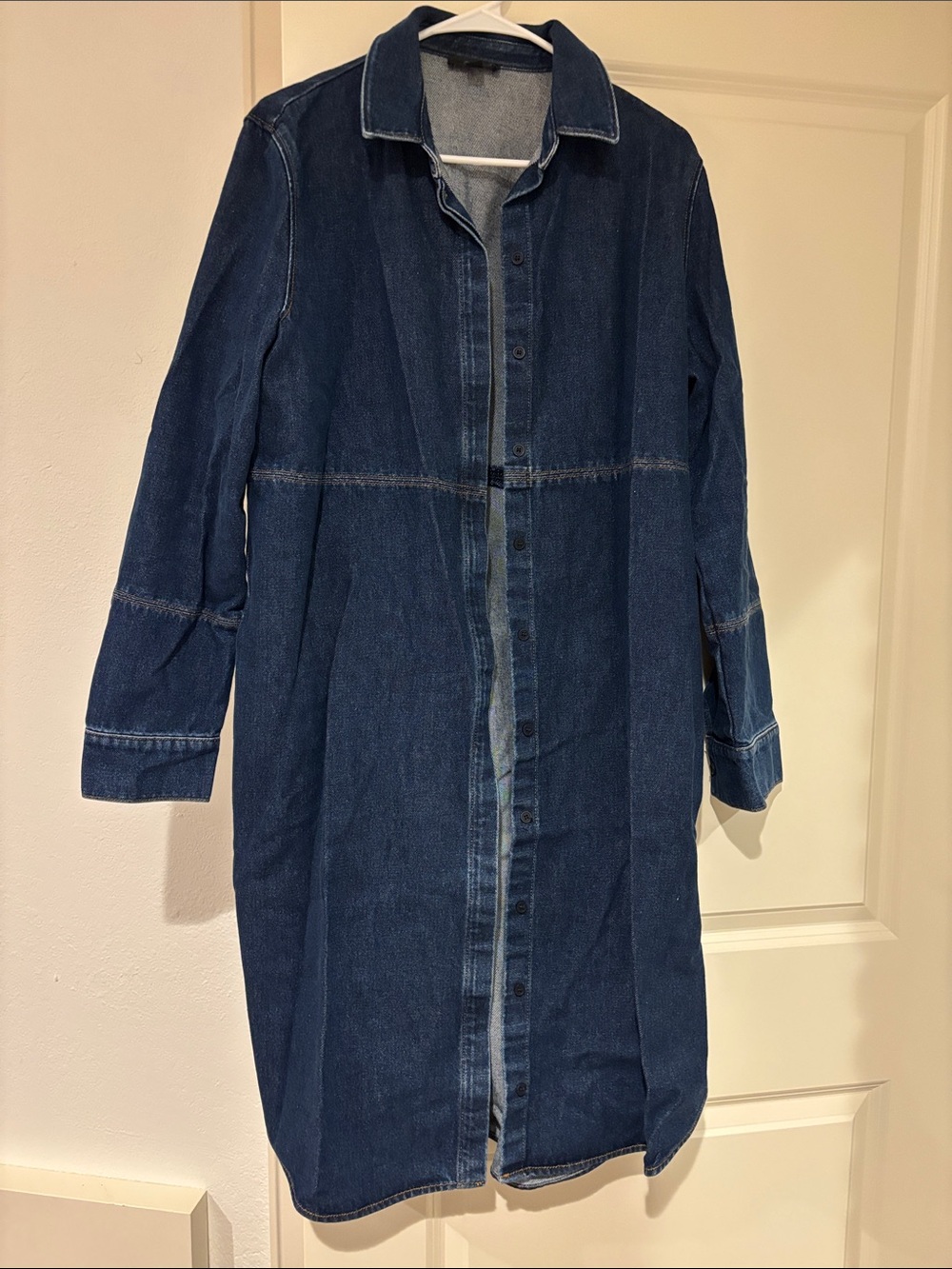EUC COS Denim Overcoat / Shirt Dress Size 14